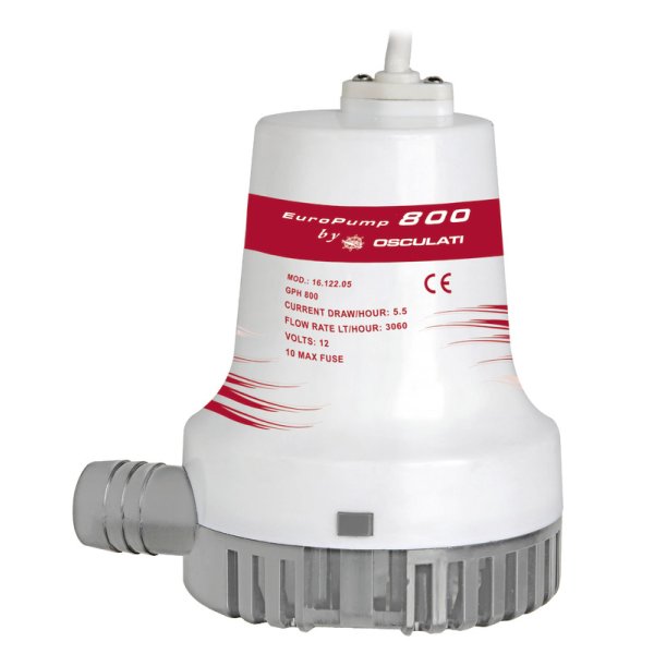 Europump II bilgepomp type 800 - 12V - Europomp 1612205 - EU16.122.05