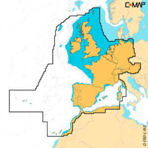 C-MAP DISCOVER X - Central-West Europe - Ew t 060 d ms - SRM-EW-T-060-D-MS