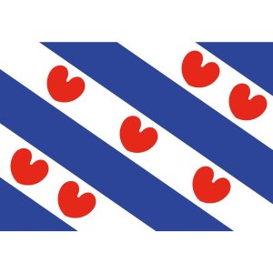 Friese vlag - Friese vlag 10 11 - HO1111100