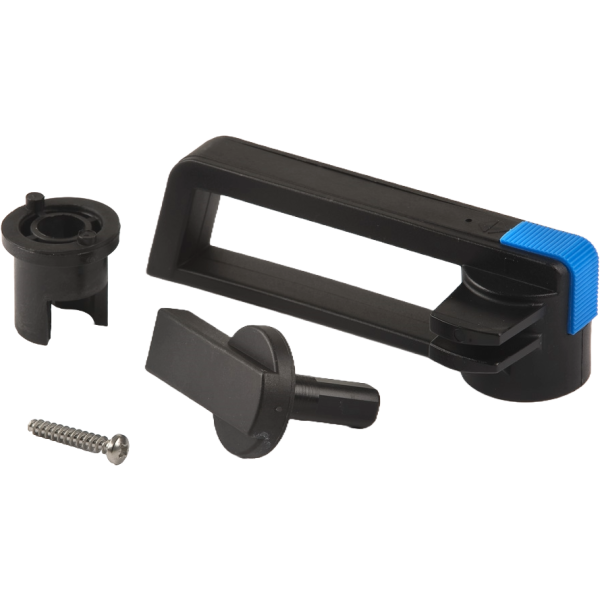 Gebo handgreep set compleet (links) - Gebo handgreep set compleet links op las voor standaard luik voor luiken 500x 500 en 620x620 en alle flushline luiken - BO89650400
