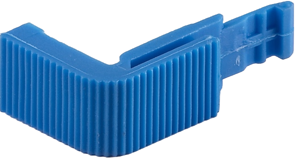 Gebo blauw schuifje tbv handvat - Gebo schuifje voor grendel voor alle gebo dekluiken - BO89651320