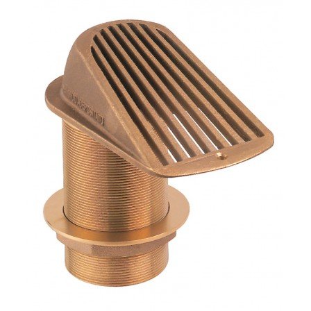 Bronzen waterschep - Grated water intake 2000 series - 04017-BRONS