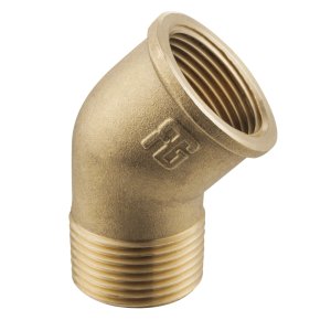 Bocht bi/bu 45&deg; - Guidi bocht binnen buiten 45graden - 03278