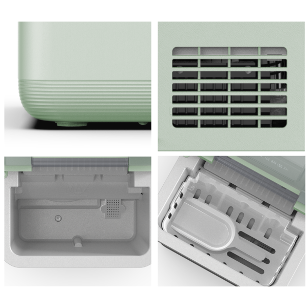 CN Comfort ijsblokjesmaker type ICE15 - Ijsmaker groen v2 - CNK-ICE15