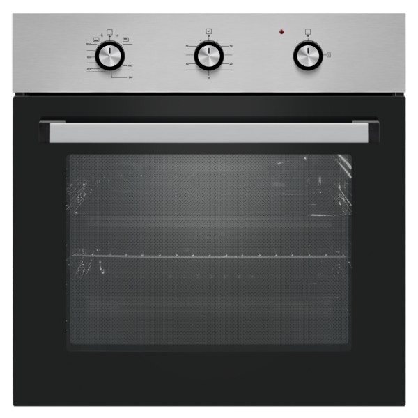 Klass oven inox - Klass gasoven rvs cn comfort met knoppen 60cm - KL-OVI
