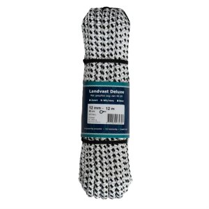 Landvast De Luxe - Landvast deluxe 40cmoog 12mmx12m witnavy k1012wn12 - onk1012wn12