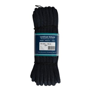 Landvast De Luxe - Landvast deluxe 40cmoog 14mmx14m navy 1014n14 - onk1014n14