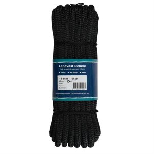 Landvast De Luxe - Landvast deluxe 40cmoog 14mmx14m zwart 1014z14 - onk1014z14