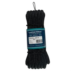 Landvast De Luxe - Landvast deluxe 40cmoog 14mmx8m zwart 1014z8 - onk1014z8