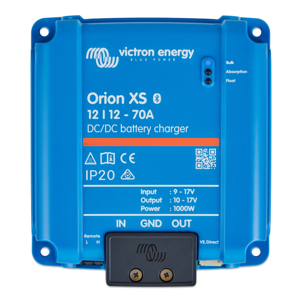 Orion XS 12/12-70A DC-DC battery charger - Ori121221040 orion xs 12 12 70a top - VIORI121221040