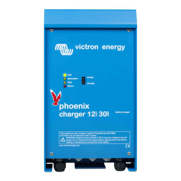Phoenix Charger 12/30 (2+1) 120-240V - Pch012030001 phoenix charger 12 30 2 1 120 240v front  - VIPCH012030001