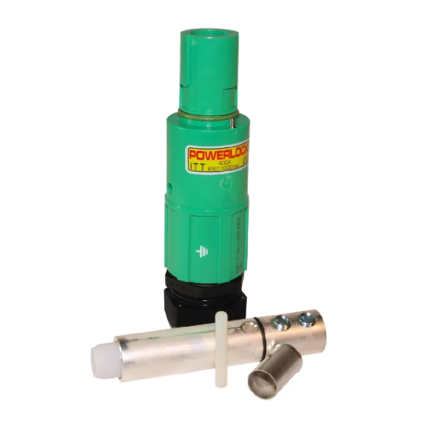 PowerLock LineDrain connector - Powerlock connectoren linedrain 400a groen - FRITT01001
