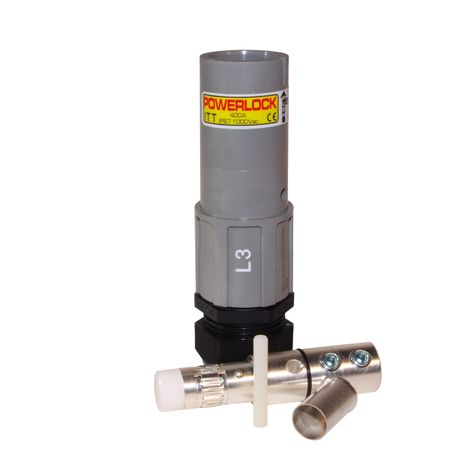 PowerLock LineSource connector - Powerlock connectoren linesource 400a grijs - FRITT01105