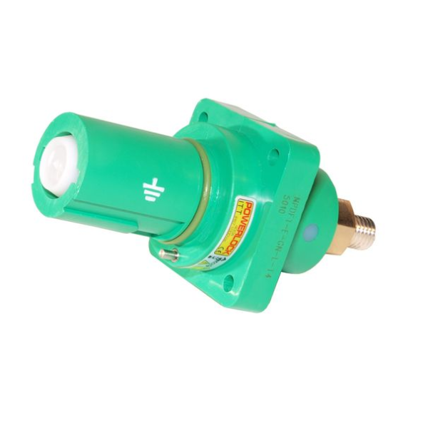 PowerLock PanelDrain connector - Powerlock connectoren paneldrain 400a groen - FRITT01201