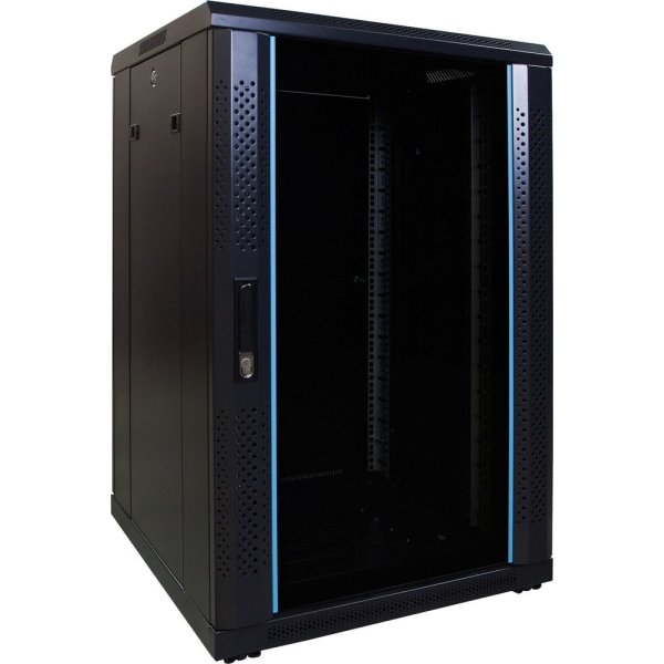18U serverkast met glazen deur - Pt ds6618 - PT-DS6618