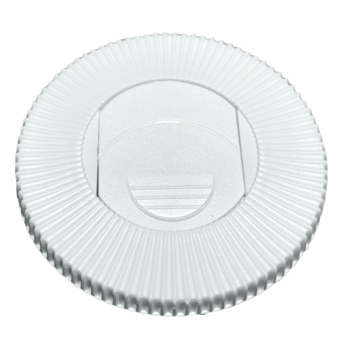 Grill Euro round 3" White - Round plastic grill white 1 - WA9610001106