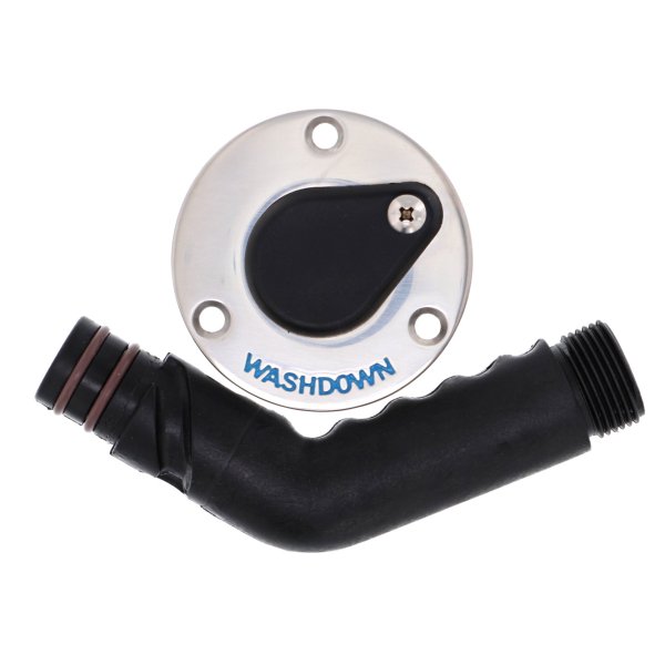 Jabsco waterstopcontact RVS 3/4" bsp - 135&deg; - Sc319110004 - SC319110004