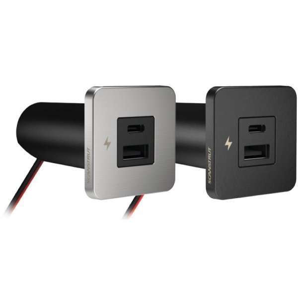 SCANSTRUT Double USB-A + USB-C Tile - Scanstrut usb 2 - EU14.195.91