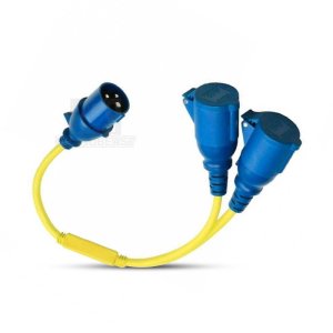 Splitterkabel 16A/250V-CEE-stekker/2xCEE-koppeling - Shp307700240 - VISHP307700240