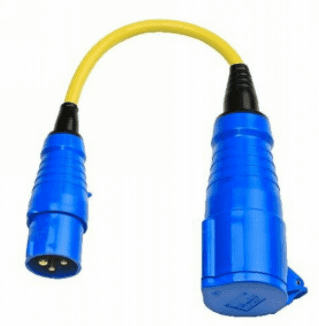 Adapterkabel 16A naar 32A/250V-CEE-stekker 16A/CEE-koppeling 32A - Shp307700280 - VISHP307700280