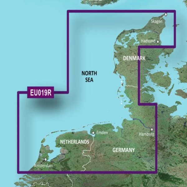 Bluechart g3 HXEU019R - Alborg - Amsterdam - St010 c0776 20 - ST010-C0776-20