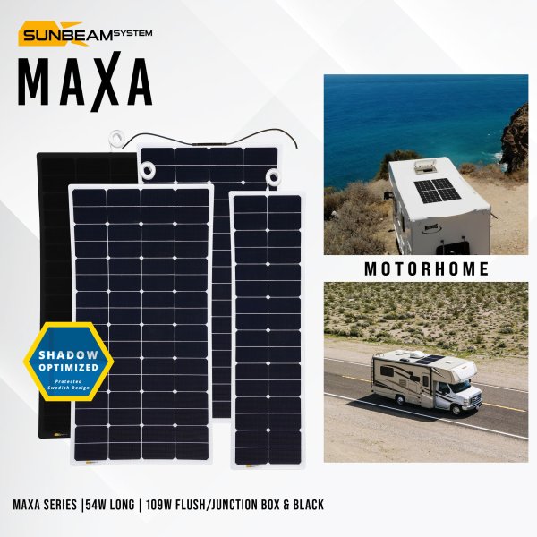 Maxa 109W Flush Black (custom) zonnepaneel - Sunbeamsystem sunbeam system extra durable surface solar panel maxa installation 1 - SB-X106x54FS-Black