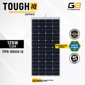 Tough G8 Performance IQ 126W - Sunbeamsystem sunbeam system extra durable walkable surface solar panel tough performance iq tpp8 106x54 iq cover - SB-TPP8-109x54-IQ