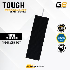 Tough G8 Performance 46W Long Black - Sunbeamsystem sunbeam system extra durable walkable surface solar panel tough performance tp8 black 85x27 cover - SB-TP8-BLACK-85x27