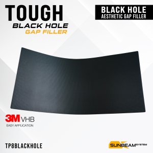 Tough G8 Black Hole Filler (incl. 3M VHB) - Sunbeamsystem sunbeam system extra durable walkable surface solar panel tough performance tp8blackhole cover - SB-TP8BLACKHOLE