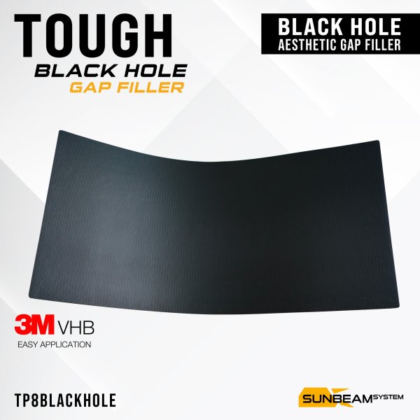 Tough G8 Black Hole Filler (incl. 3M VHB) - Sunbeamsystem sunbeam system extra durable walkable surface solar panel tough performance tp8blackhole cover - SB-TP8BLACKHOLE