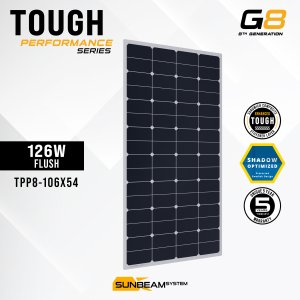 Tough G8 Performance 126W - Sunbeamsystem sunbeam system extra durable walkable surface solar panel tough performance tpp8 106x54 cover 1 - SB-TPP8-106x54