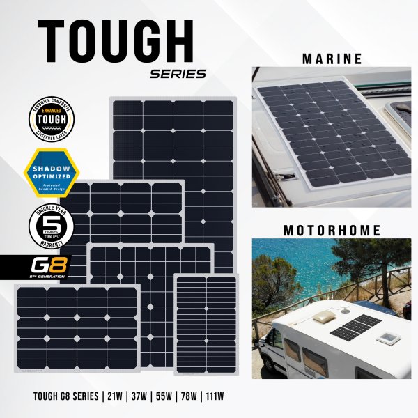 Tough G8 78W - Sunbeamsystem sunbeam system extra durable walkable surface solar panel tough t8 applications - SB-T8-78x54
