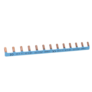 Verbindingskam Hager KB163N blauw 10 mm&sup2; 63A - Tu6413611 - TU6413611