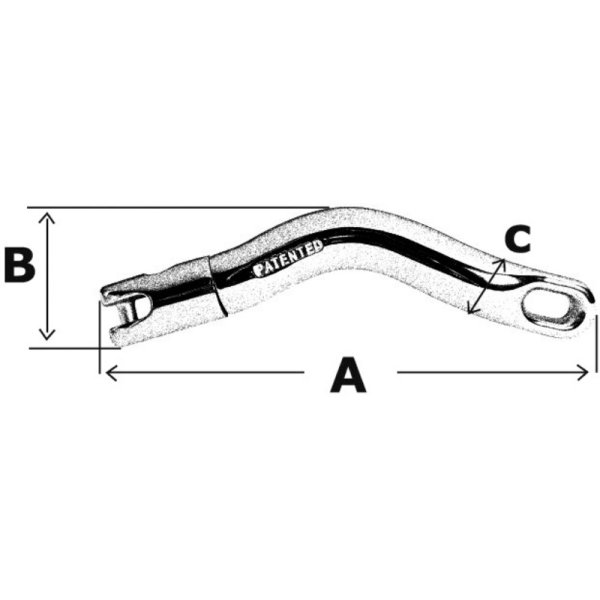 Twist chain/anchor connection 6/8 mm - Twist chain anchor connection 0173801 maten - EU01.738.01