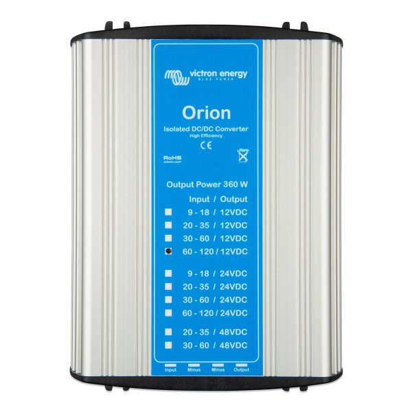 Orion 110/24-360W galvanisch ge&iuml;soleerd DC-DC converter - Viori110243610 - VIORI110243610