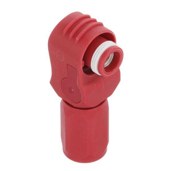Amphenol Industrial 5.7 mm Surlok Plus Plug - Voedingsconnectoren voor zware belasting 57mmsl plug rt ang seal25mm sq rood slppa25bsr 4 - VISLPPA25BSR