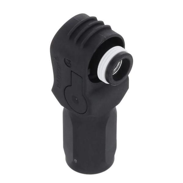 Amphenol Industrial 5.7 mm Surlok Plus Plug - Voedingsconnectoren voor zware belasting 57mmsl plug rt ang seal25mm sq zwart 4 - VISLPPA25BSB