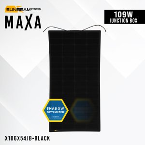 MAXA 109W Junction Box Black - X106x54jb black - SB-X106x54JB-Black