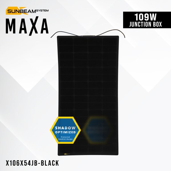 MAXA 109W Junction Box Black - X106x54jb black - SB-X106x54JB-Black