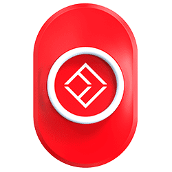 xFOB Red met batterij - Xfob front 1 - EU14.969.01