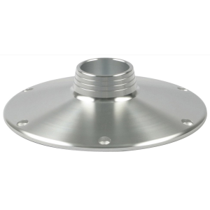 Zwaardvis opbouwvoet voor Zwaardvis zuil 60 mm. Opbouwvoet 60. geanodiseerd - Z64075 - ZWZ.64075