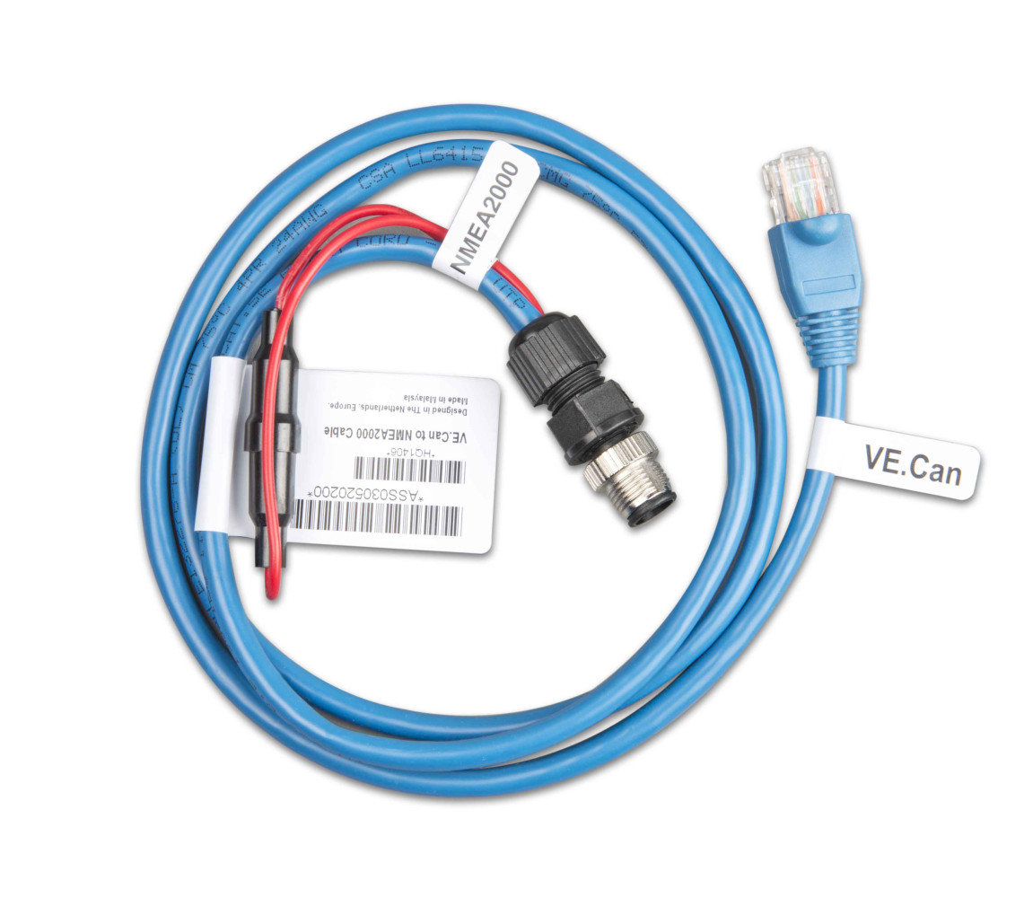 Interfaces voor verbinding Victron met NMEA2000